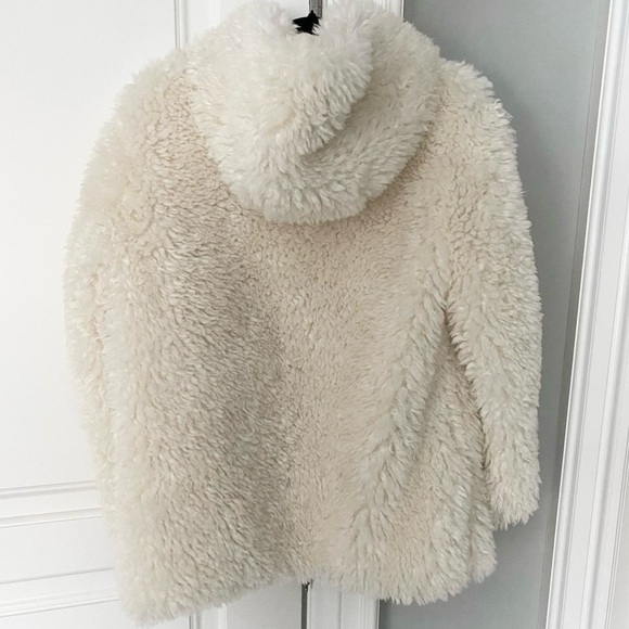 Brand new ZARA Sherpa Hooded Jacket - Picture 3 of 5
